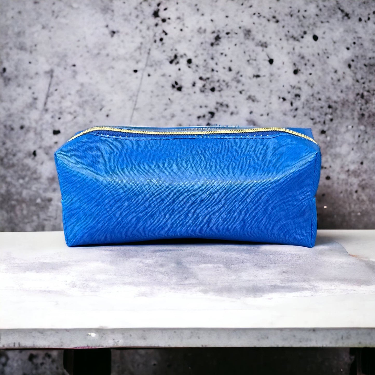 Crystal 💎 Cameo Skull 💀 Vinyl Cosmetic Bag