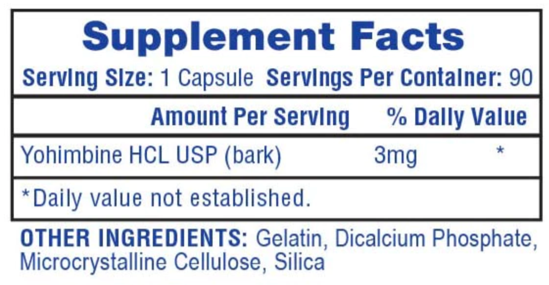 Yohimbine HCL