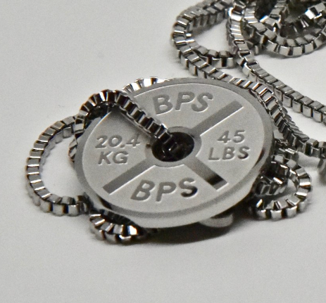 BP SS medium plate necklace